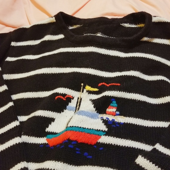 Embroidered Sweater - Picture 2 of 2
